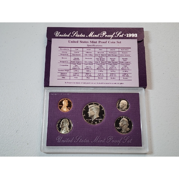 1993 United States Mint Proof Set