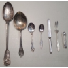 Image 1 : Lot Of Assorted Silverplated Flatware - Weight: 0.8 lbs