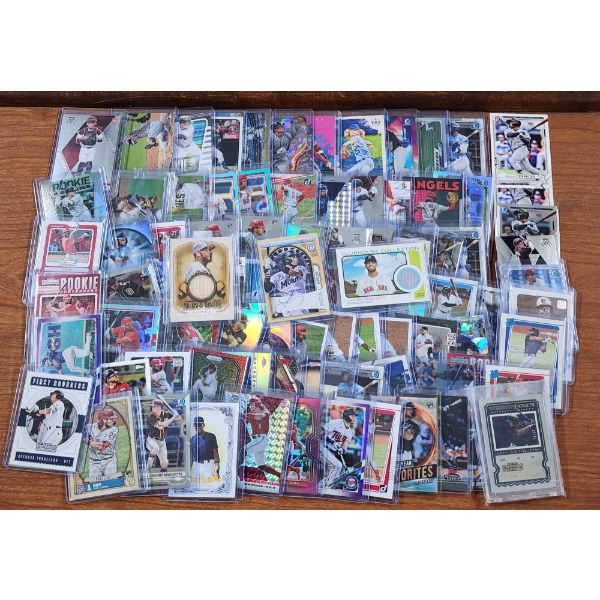 Large Collection of Assorted Baseball Trading Cards Including Autograph & Patch Cards!