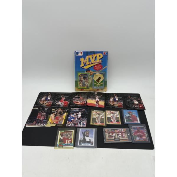 Assorted Sports Cards - Football - Baseball - Includes Darryl Strawberry M.V.P Collectors Pin Series