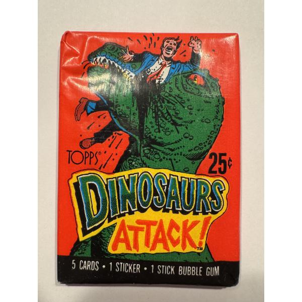 1988 Topps Dinosaurs Attack Wax Pack - Sealed In Mint Condition