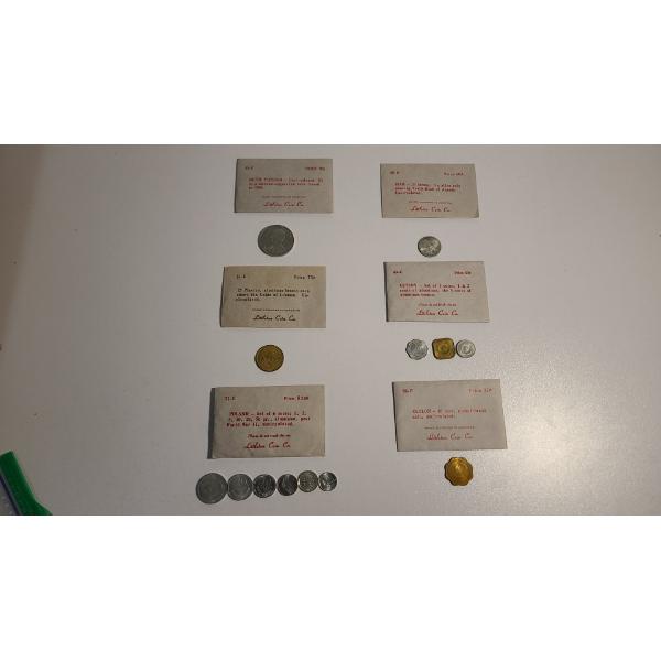 Littleton Coin Co Foreign Coins- Ceylon, Lebanon, Siam, South Vietnam & Poland