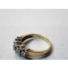 Image 4 : Stunning 10K Gold Diamond Cluster Ring - Size 9 - Total Weight: 4.1g