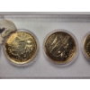 Image 6 : Five Assorted Gold Plated United States 2002 States Quarters in Nice Acrylic Display