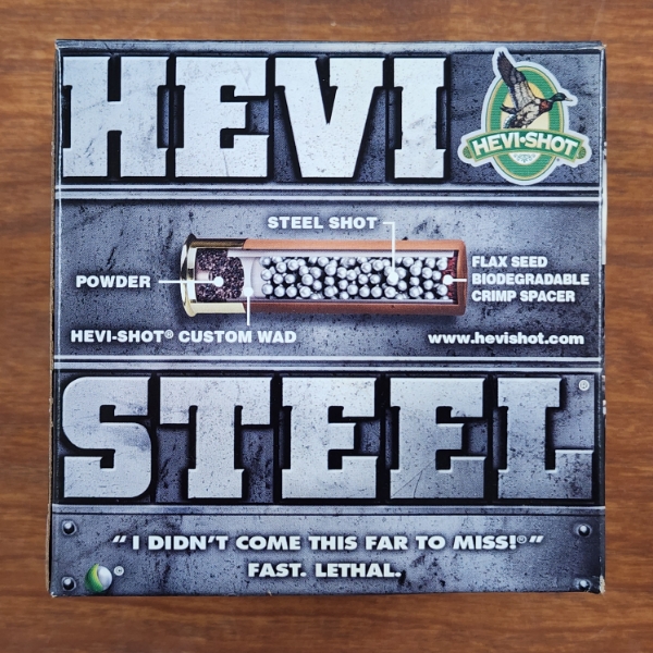 NEW IN BOX HEVI-STEEL 12 Gauge Steel Waterfowl Shotshells ~ 25 Count