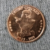 Image 1 : 1 OZ AVDP .999 Fine Copper Trump Chicken 2017-???? Round