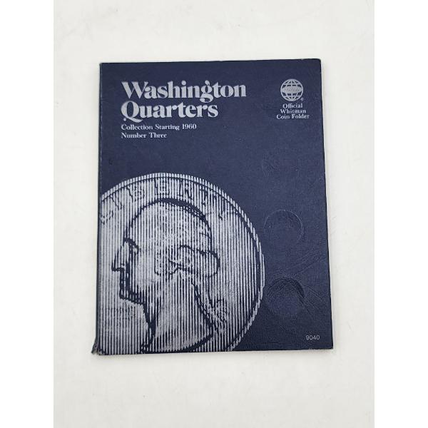 Washington Quarters Collection Book Starting 1960 - Incomplete - Face Value: $6.25