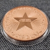 Image 4 : One Troy Ounce .999 Fine Copper Round ~ Colorized Ft. Unicorn in Enchanted Forest