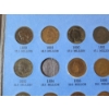 Image 6 : Indian Head Cent Collection Book Including 1857 Flying Eagle Cent - Total FV: $0.25