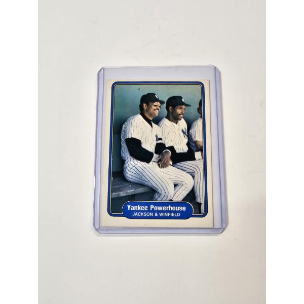 1962 Fleer Yankee Powerhouse Jackson and Winfield #646 Baseball Card