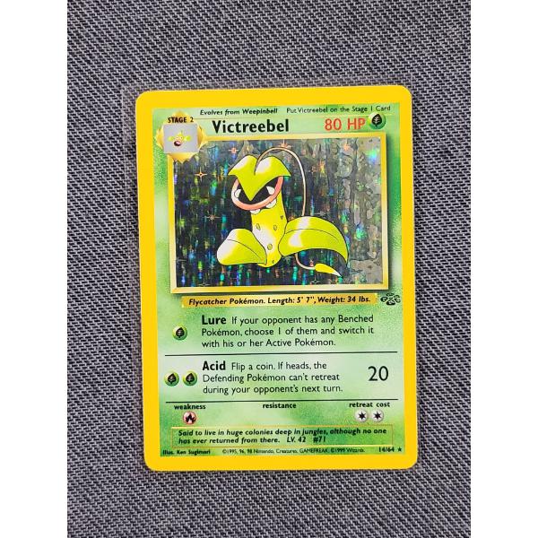 Victreebel 14/64 Holo Rare Pokemon Jungle Set Trading Card