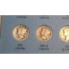Image 7 : Complete 1916-1945 Silver Mercury Dime Whitman Coin Collection Book Including All Key Dates FV: $7.7
