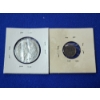 Image 4 : 1837 2 Skilling Danish West Indies .250 Fine Silver Coin ASW: 0.0098 oz & 1922-A Germany 3-Mark Coin