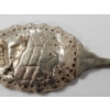 Image 3 : Very Nice Intricately Designed 80% Silver Spoon Ft. Milkmaid & Steers ~ MARKED "800W" ~ 19 Grams!
