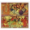 Image 2 : Pure 24k .999 Gold Foil POKEMON "EEVEE" Note - Mint - NEW SERIES - Processed in Pure GOLD