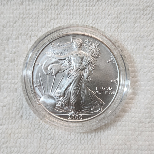 2006 American Silver Eagle - Part of 20th Anniversary Set - 1 oz .999 Fine Silver