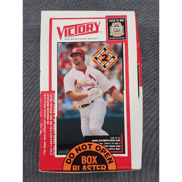 NON-SEALED, OPENED 2000 MLB Victory Case of Baseball Trading Cards 