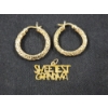 Image 1 : 14K Gold Earring Set & "Sweetest Grandma" Pendant - 2.1 Grams Total of 14K Gold Jewelry 