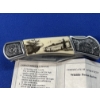 Image 3 : (2) Folding Stainless Steel Collectors' Knives: Moose Pocket Knife & Bald Eagle Pocket Knife 