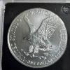 Image 4 : 2024 American Eagle 1 Oz 999 Fine Silver Round in Bradford Exchange Slabbed Authenticated BU