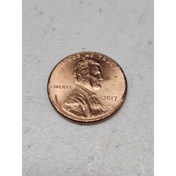 Collectable Coin - 2017 Penny with Die Strike Error