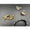 Image 5 : Costume Jewelry in Individual Boxes - Pins - Earrings - Watches - Bracelets - Owls - Birds - Panda
