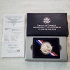 Image 1 : Library of Congress Uncirculated Silver Dollar Coin - 90% Silver w/ OGP Box & CoA
