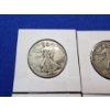 Image 2 : 4 Walking Liberty Silver Half Dollars - Years: 1942, 1943, 1944, 1935