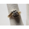 Image 2 : STUNNING Diamond & 14K Gold Ring ~ Size 6.5 ~ Weighing 5.1 Grams 