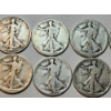 Image 3 : Assorted Years Silver Walking Liberty Half Dollars Face Value: $5.00