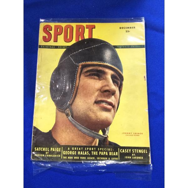 SPORT Football Magazine - Vintage December 1948 JOHNNY LUJACK - Great Condition!