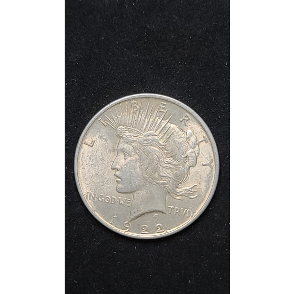 1922-D 90% Silver Peace Dollar