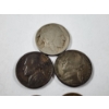 Image 4 : Unique Group of United States Collectible Coins Featuring Silver Wartime and Buffalo Nickels & Wheat