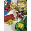 Image 5 : Vintage Ninja Turtle Toy Lot - 3 Stuffed Turtles - 1 Large Michaelangelo Figurine 