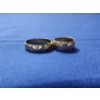 Image 2 : x2 14K Gold Bands - Size 6 and 12 - Total Weight: 10.7g