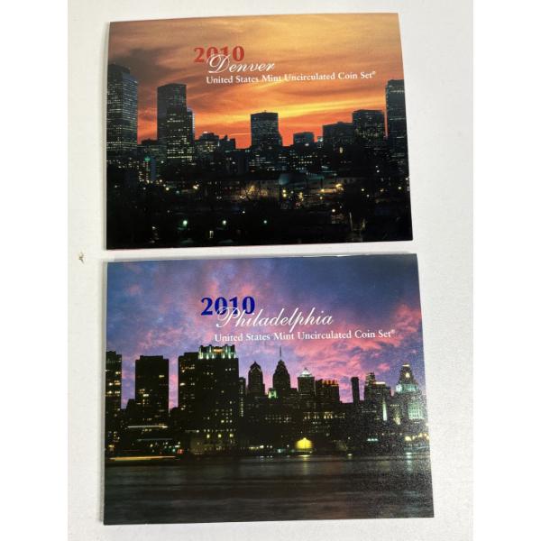 2010 P and D United States Mint Proof Sets, FV $13.82