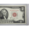 Image 3 : U.S. Series 1963-A $2 Red Seal Banknote