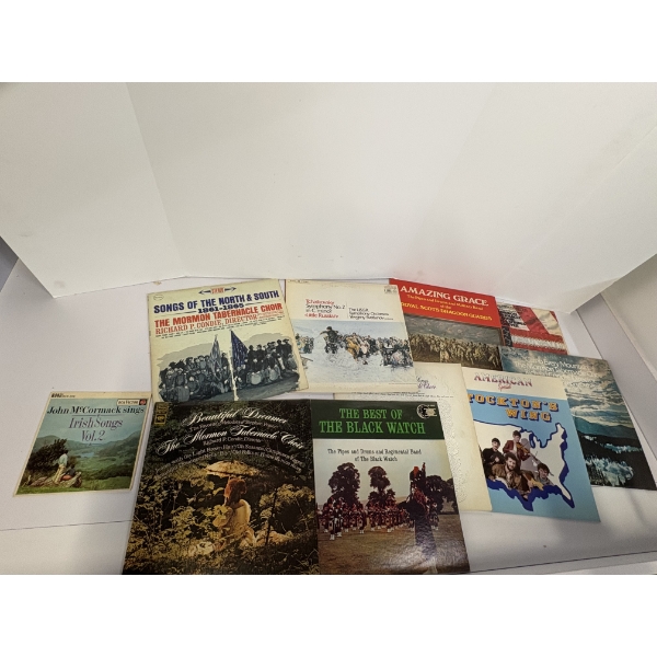 Tons of Records! - Includes Small John McCormack RCA Victor - The Best of the Black Watch - Amazing 