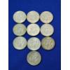 Image 2 : x10 Assorted Years 40% Silver Kennedy Half Dollars FV: $5.00