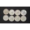 Image 1 : Assorted Years/Mint Marks 90% Silver Washington Quarters - Face Value: $2.00