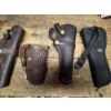 Image 3 : PICKUP IN CANTON -  5 Pcs Gun / Pistol Holsters - 3 Leather - 2 Nylon - See Pics
