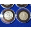 Image 4 : x6 Assorted Years 90% Silver Walking Liberty Half Dollars in Capsules FV: $3.00