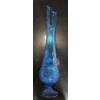 Image 2 : Excellent Condition Extraordinary Fenton Glass 22.5'' Hobnail Vintage Colonial Blue Swung Vase 