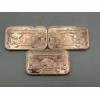 Image 1 : Three $10 'Bison Bank Note' 1oz .999 Copper Bars