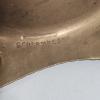 Image 3 : Vintage Brass Ashtray ft. a Mid-Century Geometric Shape with a Distinctive Rope-Twist Border Design