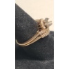 Image 3 : Women's 14K Yellow Gold 6-prong Cluster Estate Ring - Size 6.5 - Weight: 3.9g