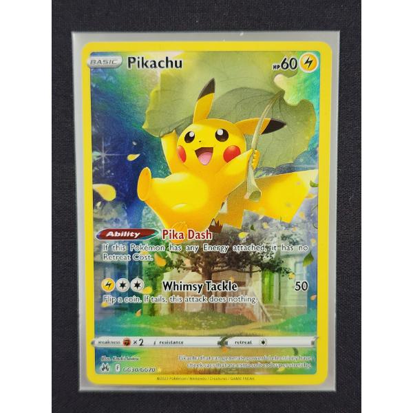Pikachu GG30/GG70 Holo Galarian Gallery Rare Pokemon Trading Card