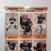 Image 5 : Three Uncut SIGNED Card Pages 1993 Cleveland Browns McDonald's GameDay Cards 