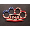 Image 1 : Brand New Self Defense USA Knuckles or A Paperweight - Mint Condition - High Quality Piece