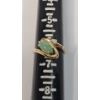 Image 6 : Vintage Style 14K Yellow Gold Plumb Jadeite Ring - Size 6 - Weight: 3.6g